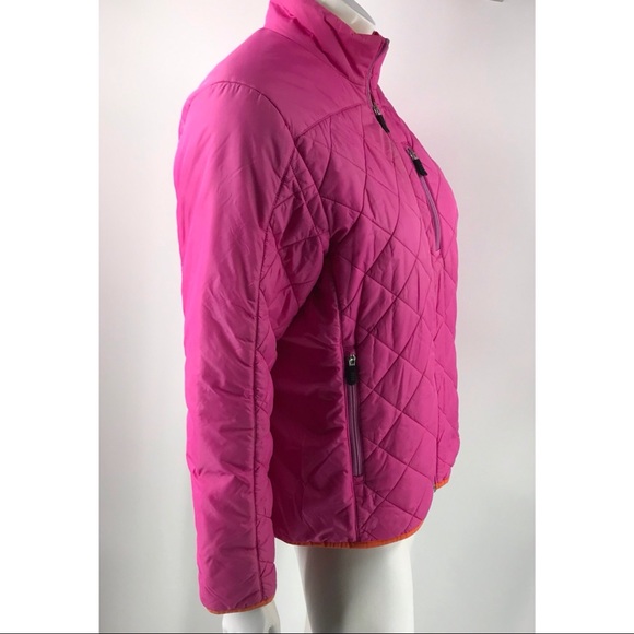 Lands End Pink Lined Winter Sports Jacket - Picture 2 of 6